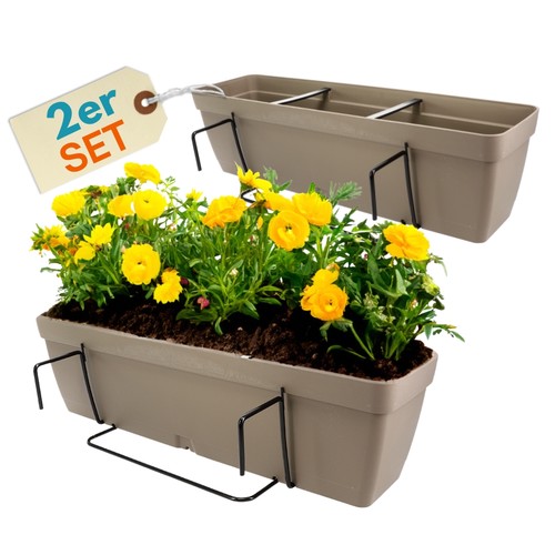 2er set blumenkasten balkon - set,
