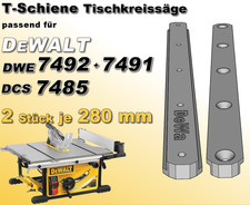 2x 280mm  T-Schiene T-Nut