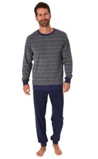 Herren Frottee Pyjama mit