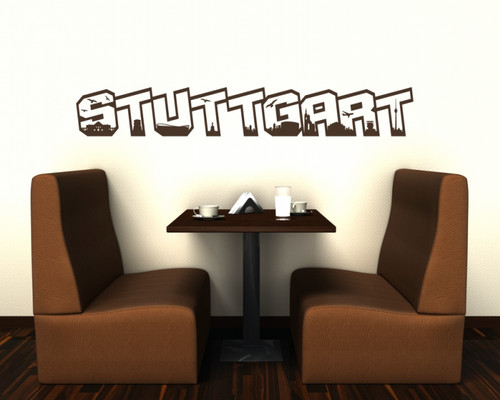 Stuttgart wandtattoo - stuttgart,