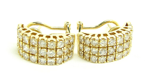 Damen diamant ohrringe - damen, 750