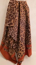 Damenschal braun leo wollschal - damenschal,