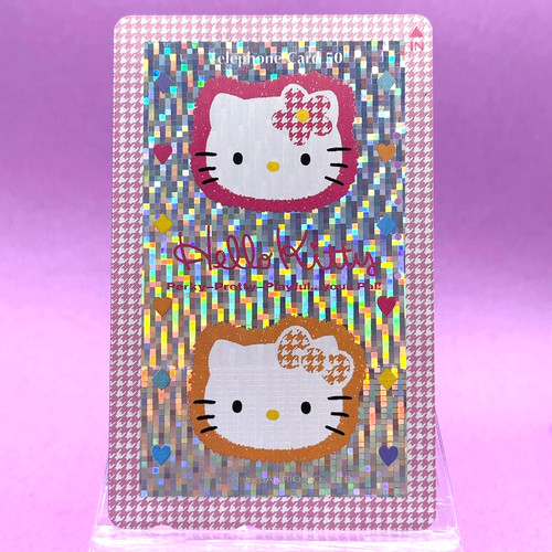Hello kitty telefonkarte folie - hello,