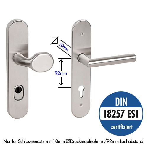 Schutzbeschlag hauseingang - schutzbeschlag,