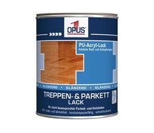€12,00L  2,5L Opus PU Acryl Treppen-u.Parkettlack farblos glänzend  innen
