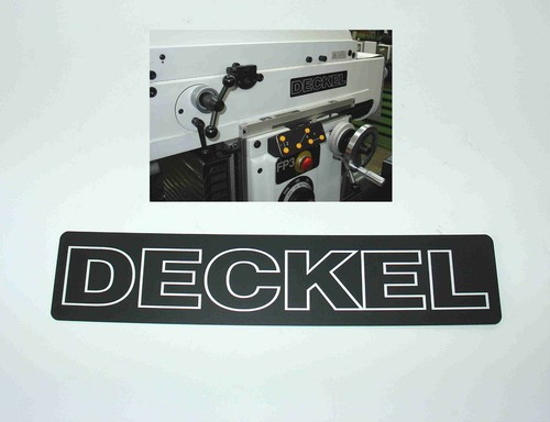 Schild für spindelbock deckel - schild,