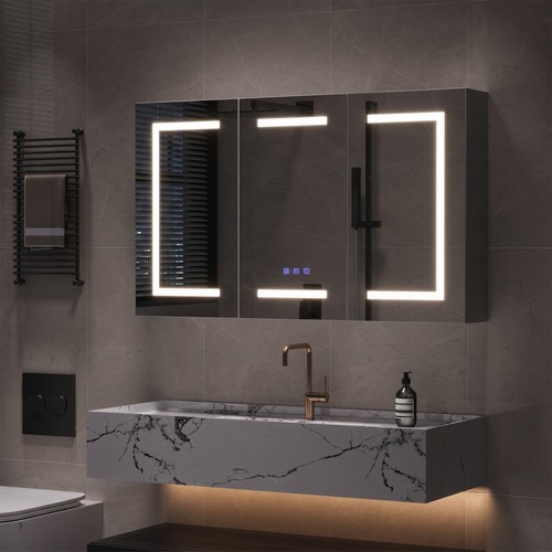 Spiegelschrank bad mit led - spiegelschrank,