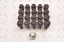 PORSCHE CAYMAN 987 2.9 Alufelgen Radschrauben Schloss Schlüssel Radbolzen SET 