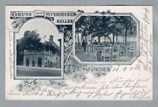 Alte AK München - Gruß vom Sternecker-Keller    (C07)