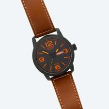 Citizen Herrenuhr Edelstahl schwarz Solaruhr Lederarmband Ä6117