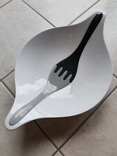 Salatschale mit integriertem Besteck von Koziol LEAF L+