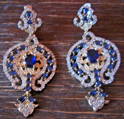 Ohrringe barock stil 925 - ohrringe,