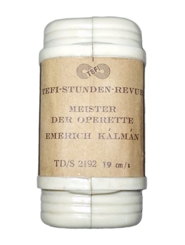 Tefifon kassette meister - kassette,