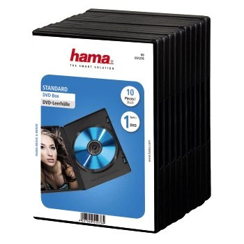 Hama dvd box schwarz - hama, 10er