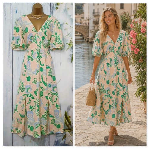 River island blumen - blumen, midikleid