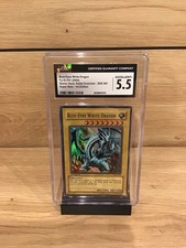 Yu-Gi-Oh! - CGC 5.5 - Blue-Eyes White Dragon - 1st Edition - SKE-001 - 2004 -