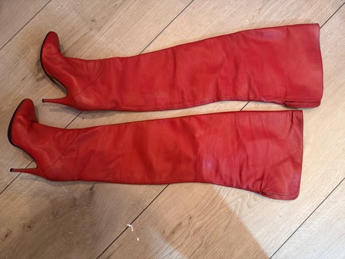 Overkneestiefel echtes leder - overkneestiefel,