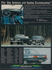BMW 320 Alpina (E21) - Reklame Werbeanzeige Original-Werbung 1976