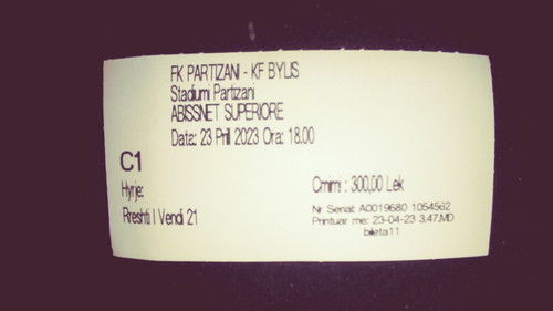 Partizan tirana ks bylis - partizan,