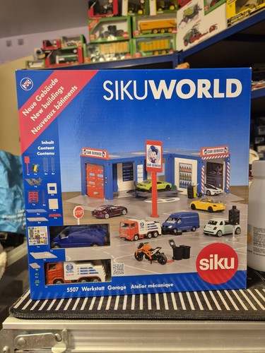 Siku world tankstelle - tankstelle, garage