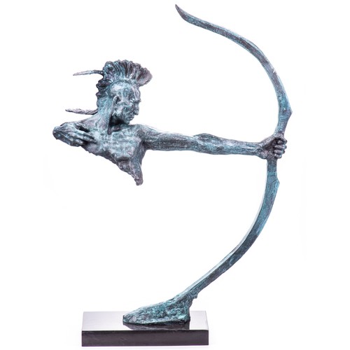 Bronzeskulptur bogenschütze - bronzeskulptur,