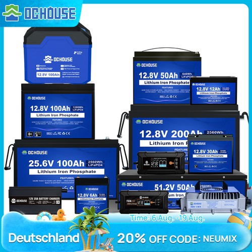Lifepo4 akku 12v 24v 48v - lifepo4, 12v/24v/48v