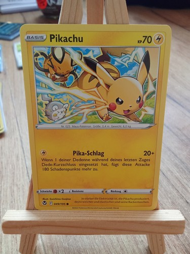 Pokemon karte pikachu deutsch - karte,