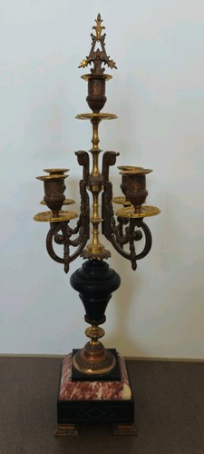 Kandelaber bronze und marmor - bronze,