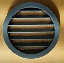 Lüftungsgitter Wickelfalzrohr Abluftgitter Insektennetz Aluminium Rund Gitter