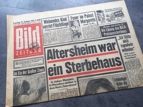 Bild zeitung 1963 - bild,