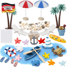 Miniatur Strand-Deko Set mit