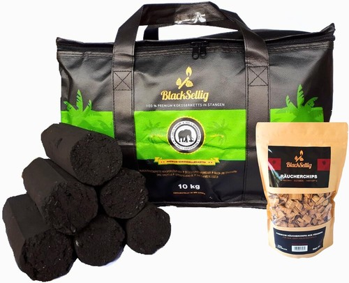 Beach kokos grillbriketts xxl - kokos,