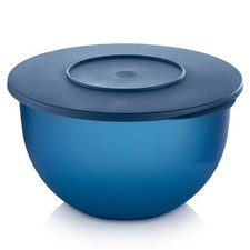 Tupperware Junge Welle Schüssel 4,3 L blau Salatschüssel myTupp Klassiker