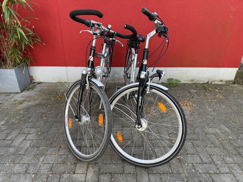 Damenfahrrad und herrenfahrrad - damenfahrrad,