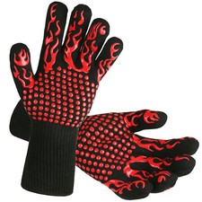 Grillhandschuhe feuerfest - 2x,