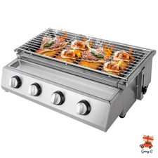 Edelstahl-Brenner Gasgrill