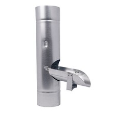 Regenrohrklappe Verzinkt Regenwasserklappe Fallrohrklappe 120 mm 100mm 87mm 80mm