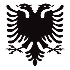 Autoaufkleber #Albanien Albanien Albania Shqipëria Adler Flag Wappen Sticker