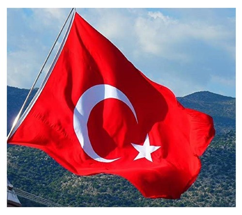 Türkische flagge fahne - flagge,