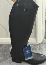 Ariat Heritage Contour II Field Zip hohe Reitstiefel schwarz, UK-Größe 5,5