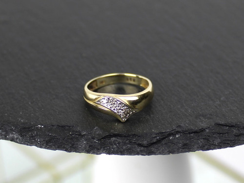 Brillantring goldring 585er - brillantring,, goldring,