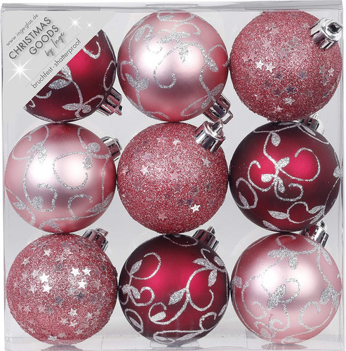 Stk christbaumkugeln 6cm - 9,