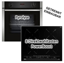 Herdset Neff Einbau-Backofen mit Teka Induktionskochfeld - 60 cm, autark