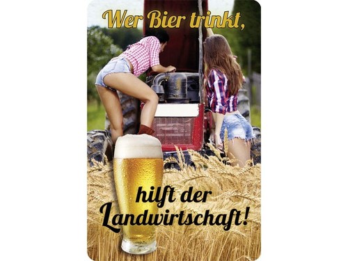 Wer bier trinkt - wer, hilft