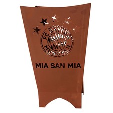 FC Bayern Feuerkorb eckig -