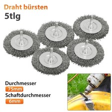 5-tlg Drahtbürsten
