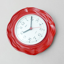 Mebus Quarz Uhr Wanduhr Küchenuhr  Keramik  70er Jahre