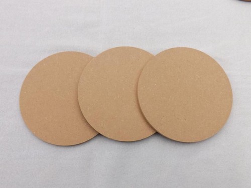 Mdf platte roh rund - mdf,
