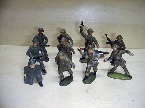 Ddr gummi soldaten - 10,
