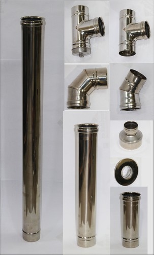 Pelletrohr edelstahl - dn, 80